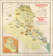 Middle East and Pictorial Maps Map By A. Karim Rifaat