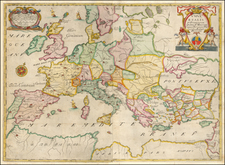 Europe Map By Johannes A. Montecalerio