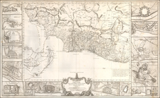 India Map By Pierre-Joseph de Bourcet