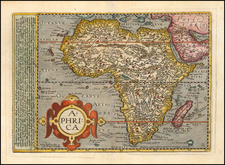 Africa Map By Matthias Quad / Johann Bussemachaer