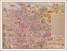 California and Other California Cities Map By F. Ralph Rambo