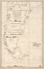 South America, Argentina and Chile Map By Direccion Hidrografica de Madrid