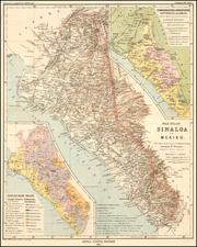 Mexico Map By Augustus Herman Petermann