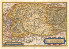 Austria, Hungary, Romania and Balkans Map By Abraham Ortelius