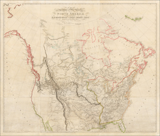 United States and North America Map By Aaron Arrowsmith