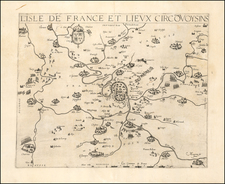 France Map By Jean Le Clerc