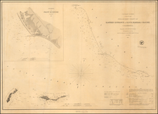 California and Other California Cities Map By United States Coast Survey / George Davidson