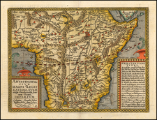 Africa and East Africa Map By Matthias Quad / Johann Bussemachaer