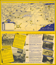 Utah, Utah and Pictorial Maps Map By Salt Lake Transportation Company