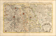 Belgium Map By Pierre Mortier