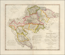 Croatia & Slovenia Map By Karl Joseph Kipferling