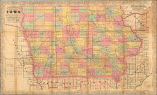 Iowa Map By Henn, Williams & Co.