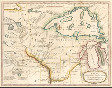 Midwest, Illinois, Michigan, Wisconsin, Plains, North Dakota and South Dakota Map By Jonathan Carver