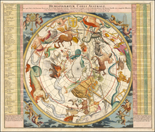 Celestial Maps Map By Johann Gabriele Doppelmayr