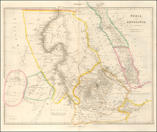 North Africa and East Africa Map By John Arrowsmith