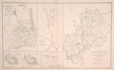 Mid-Atlantic, South and Southeast Map By Julius Bien & Co.