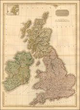 British Isles Map By John Pinkerton