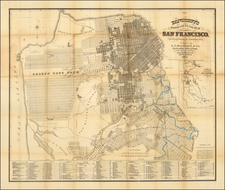 San Francisco & Bay Area Map By A.L. Bancroft & Co.