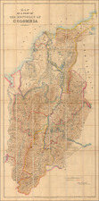 Colombia Map By Edward Stanford