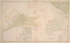 Mid-Atlantic, South and Southeast Map By Julius Bien & Co.