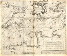 British Isles, England and France Map By Charles Price