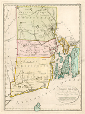 New England Map By Daniel Friedrich Sotzmann