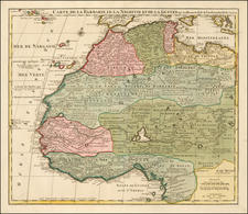 North Africa and West Africa Map By Jan Barend Elwe