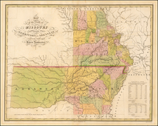 South, Arkansas, Plains, Missouri and Oklahoma & Indian Territory Map By Anthony Finley