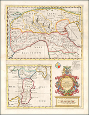 A New Map of Gallia Cisalpina & Graecia Magna. Shewing their Chief Divisions, People, Cities, Towns &c. Dedicated to his Highness William Duke of Glocester By Edward Wells