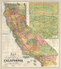 Baja California and Yosemite Map By Punnett Brothers