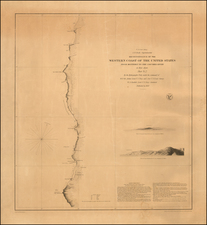 Oregon and California Map By United States Coast Survey