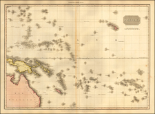 Australia, Oceania and Other Pacific Islands Map By John Pinkerton