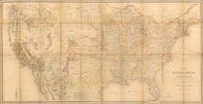 United States Map By U.S. General Land Office