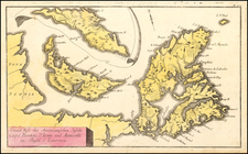 Canada and Eastern Canada Map By Gabriel Nikolaus Raspe