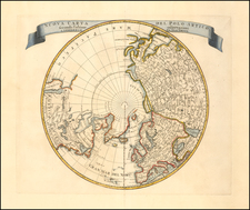 Polar Maps and California as an Island Map By Isaak Tirion