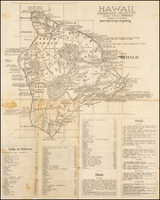 Hawaii and Hawaii Map By H. E. Newton