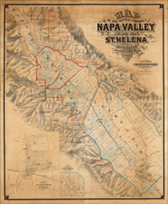 California and Other California Cities Map By T. W. Morgan  &  Malcolm G. King