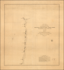 Oregon Map By United States Coast Survey