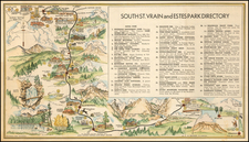 Colorado and Colorado Map By C. H. Ruth