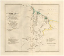 Guianas & Suriname Map By John Arrowsmith