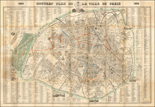 Paris and Île-de-France Map By Eugene Pick