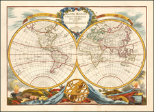 World Map By Pierre Bourgoin