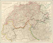 Switzerland Map By Aaron Arrowsmith