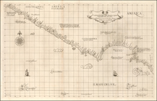 Baja California and California Map By Robert Dudley