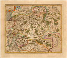 Poland and Baltic Countries Map By Rumold Mercator