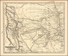 Texas, Plains, Southwest and Rocky Mountains Map By Josiah Gregg