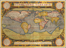 World Map By Abraham Ortelius