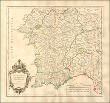 Partie Meridionale Du Royaume De Portugal . . . 1751