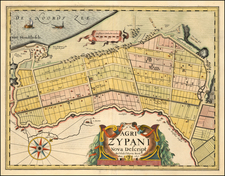 Netherlands Map By Petrus Kaerius