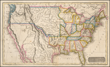 United States Map By Sidney Morse